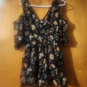 Bailey blue romper size small
